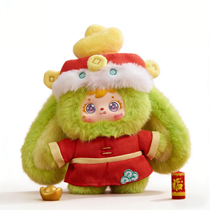 Boîte mystère de peluche porte-bonheur du Nouvel An 2026 : <span class=keywords><strong>Figurine</strong></span> de peluche du Cheval des Trois Petits Poney – Cadeau en peluche mignon pour le Nouvel An - Product Image 1