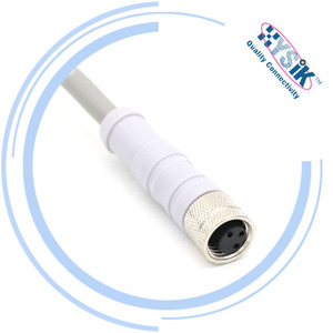 สายต่อขยายแบบขึ้นรูป M8 3 ขา ตัวผู้-ตัวเมีย สำหรับสัญญาณบริดจ์ - Product Image 5