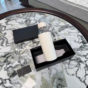 White Premium Electroplate Sports Water Bottle Insulated Thermal Water Bottle Vacuum <b>Flask</b> for Gift - Product Image 2