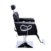 Chaise de barbier professionnelle haut de gamme, mobilier de salon moderne pour la coiffure, cuir synthétique pour salons de coiffure