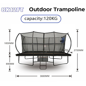 Trampolín <span class=keywords><strong>de</strong></span> Competición Rectangular Económico <span class=keywords><strong>de</strong></span> 10 <span class=keywords><strong>Pies</strong></span> para Exteriores, Oferta <span class=keywords><strong>de</strong></span> <span class=keywords><strong>14</strong></span> <span class=keywords><strong>Pies</strong></span> - Product Image 1