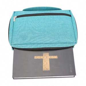 Muestra Gratuita, Bolsa de Transporte para Libros Personalizada al por Mayor, Estuche Portátil para Biblia, Bolsa de Iglesia para Biblia, Funda de Poliéster para Biblia - Product Image 2