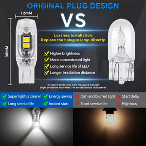 T10 LED W5W 194 168 2835 5SMD Strobe Flash Canbus Sans Erreur Lumière Intérieure de Voiture Lecture Porte <span class=keywords><strong>Plaque</strong></span> d'<span class=keywords><strong>Immatriculation</strong></span> Cale Lampes de Départ - Product Image 4