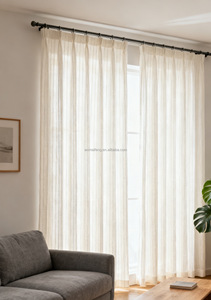 Cortinas Verticales Color Crema Nuevas de 2025, Cortinas Opacas para Protección Solar, para Dormitorio, Ventana de Bahía, Sala de Estar - Product Image 2
