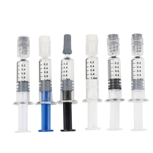 Custom Rigid Box Luer Lock Glass Prefilled <strong>Syringe</strong> 1ml With Gold Metal Plunger