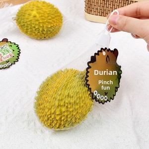 Juguete Antiestrés de Durian, Juguete Sensorial Suave de Fruta para Apretar, Juguete Novedoso para Niños y Adultos, Regalo al por Mayor - Product Image 2