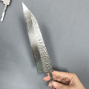 YC911 по индивидуальному заказу, заготовка из дамасской стали, надежный нож Kiritsuke, дамасский нож, заготовка, Профессиональный кухонный нож, поставка для изготовления - Product Image 3