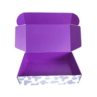 Cajas de Envío Negras Mate, Plegables, Reciclables, con Logotipo Personalizado, de Cartón Corrugado para Ropa
