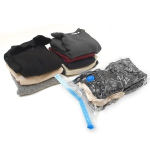 Sacs sous vide transparents 10 unités, gain de place, organisateur pour vêtements, organisateur de bagages, <span class=keywords><strong>sac</strong></span> de rangement pliable compressé - Product Image 3