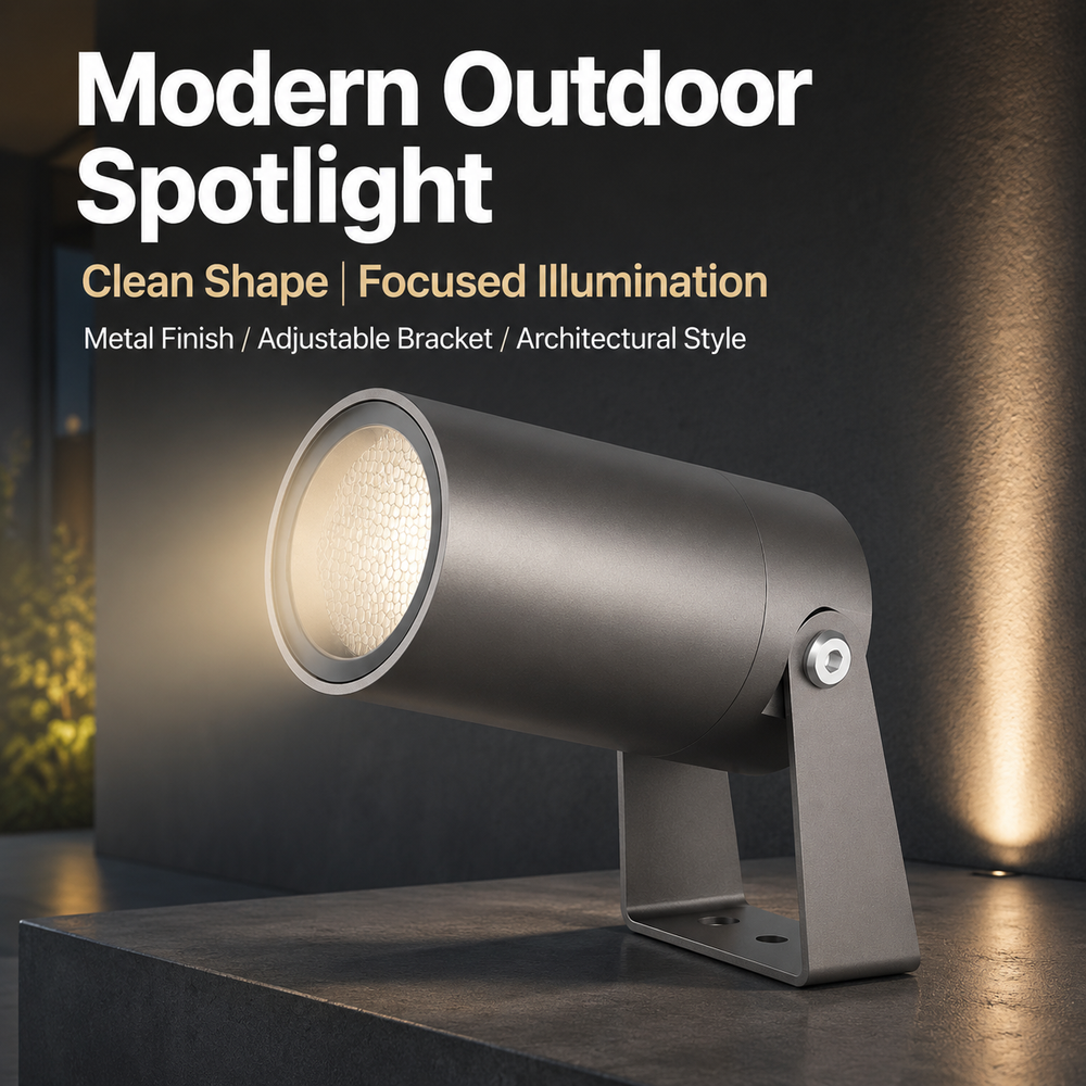 Outdoor Aluminum IP66 Waterproof LED Spike Spotlight with CRI 90 & Energy Star Certified for Pathway & Lawn Lighting