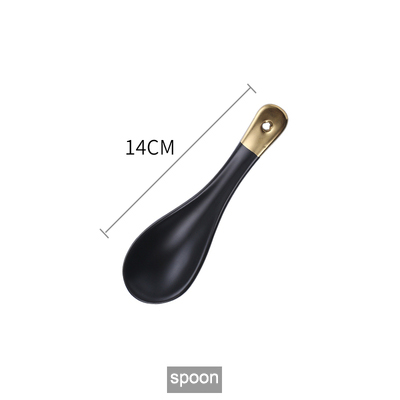 black spoon