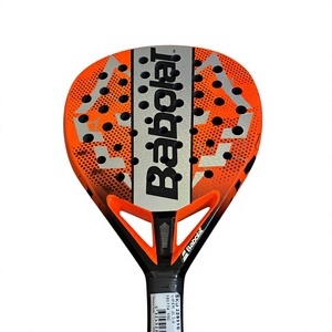 Bolza International Carbon Fiber Padel Racket Lightweight PP Honeycomb Core 22mm Beam Width Vibration Absorption 365g for - Product Image 1