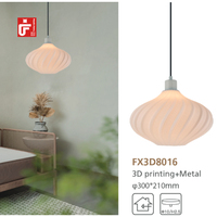Sur mesure Lightshade 3d Print Lighting Sculpté Lampe Personnalisée Lampe Fleur Eco-Friendly Art Rapid Prototyping Light