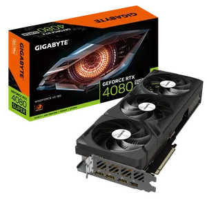 GV rtx4080超级风力V2工作站显卡16g带256位内存接口的视频存储器新型风扇冷却器 - Product Image 1