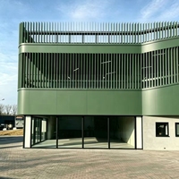 Système de ventilation extérieur pare-soleil, design vertical moderne, robuste, durable, écologique, économe en énergie, résistant à la chaleur, décoratif