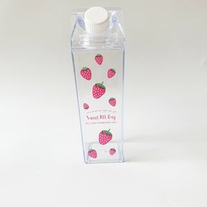 17 OZ/ 26 OZ/ 32 OZ botol air karton susu persegi botol susu plastik botol karton susu kopi - Product Image 3