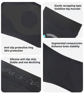 Rodillera de Compresión para Correr, Gimnasio y Entrenamiento, Soporte de Rodilla Grueso de Nailon/Spandex, Transpirable, Ligero, Protección Profesional - Product Image 5