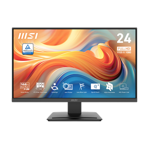 จอมอนิเตอร์สำหรับธุรกิจแบบแบนราบ <span class=keywords><strong>MSI</strong></span> Pro MP243L E14 <span class=keywords><strong>24</strong></span> "FHD <span class=keywords><strong>144Hz</strong></span> เป็นมิตรต่อดวงตา - Product Image 1