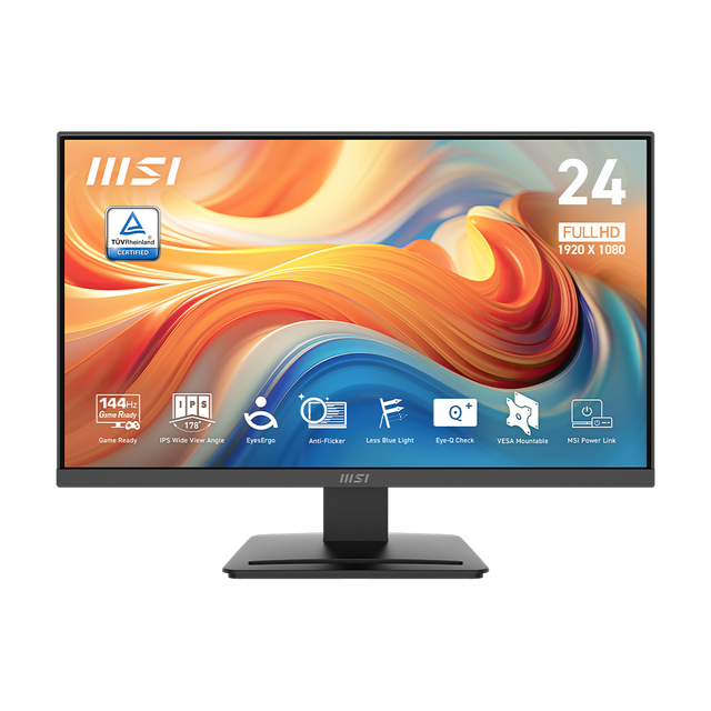 Eyes-Friendly MSI PRO MP243L E14 24" FHD 144Hz Flat Business Monitor
