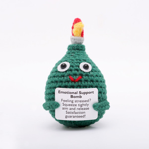 Petits légumes en crochet tricotés à la main, amusants et très demandés, animaux de soutien émotionnel, personnalisables avec cartes 04 - Product Image 4