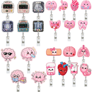 Portabadge Retrattile in Acrilico Serie Reni Creativa, Bestseller, Ideale come <span class=keywords><strong>Regalo</strong></span> <span class=keywords><strong>per</strong></span> Infermieri - Product Image 1