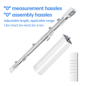 ARODDY 2.5-4.5m <strong>Curtains</strong> Rail and Rods Auto Automatic <strong>Motor</strong> Homekit <strong>Electric</strong> Mated <strong>Curtain</strong> System <strong>Curtain</strong> Rail - Product Image 3