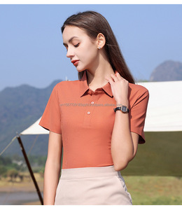 Camiseta de Golf de Verano para Hombre, Transpirable, de Manga Corta, de Alta Calidad, con Cuello en V, Tejido de Punto, Patrón 3D, Secado Rápido - Product Image 4