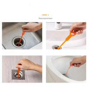 Herramienta <span class=keywords><strong>de</strong></span> limpieza <span class=keywords><strong>de</strong></span> Material PP ecológica, desatascador <span class=keywords><strong>de</strong></span> tuberías, desatascador <span class=keywords><strong>de</strong></span> drenaje, fregadero <span class=keywords><strong>de</strong></span> comadreja, herramienta para eliminar obstrucciones <span class=keywords><strong>de</strong></span> <span class=keywords><strong>pelo</strong></span> <span class=keywords><strong>de</strong></span> serpiente - Product Image 6