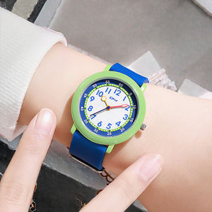 Montre analogique à quartz pour femme, design mignon, mouvement Ronda, cadran en verre, boîtier en alliage, bracelet en silicone, 38 mm, étanche, 1 an de garantie sur la batterie, TPW - Product Image 3