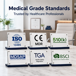 <span class=keywords><strong>Thermomètre</strong></span> frontal infrarouge sans contact de qualité médicale pour la surveillance de la fièvre, destiné aux distributeurs de marques - Product Image 1