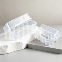 Boîtes de rangement pour flacons de vaccin personnalisées de 3 ml, 2 flacons, sécurisées et durables, boîte de rangement portable en plastique pour flacons