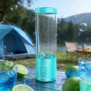 Mixeur portable sans BPA, robuste, silencieux, alimenté par batterie USB-C, pour smoothies, autonomie 30 min, 6 lames SUS304 Turbo - Product Image 5