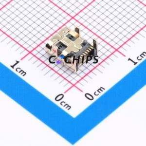 HX MINI8P 4J USB Connector SMD Connector ( Connector Type: Mini-B )( Protocol Standard: USB 2.0 )( Gender: Female ) - Product Image 2