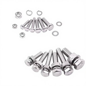 Vis autotaraudeuses en plastique M3 ISO métrique/pouce pour fixation de plaque d'immatriculation de voiture, capuchon à charnière blanc - Product Image 6