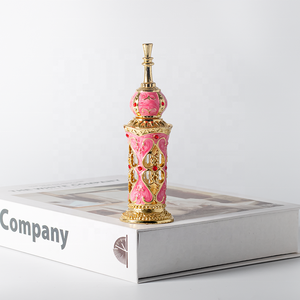 12ml Dubai phong cách Ả Rập cổ chai nước hoa thủy tinh dòng thêu rỗng tinh dầu hương thơm chai thủy tinh tinh dầu chai - Product Image 2