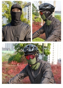 Vente chaude Protection solaire été cyclisme masque crème solaire masque de pêche extérieur épissé bord cagoule masque - Product Image 5