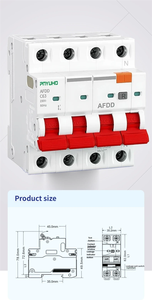 AFDD 오류 아크 프로텍터 3P + N 회로 차단기 감지기 스파크 단락 감지 아크 고장 3 상 - Product Image 3