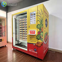 Distributeur automatique de repas prêts à consommer avec paiement numérique et système de vente intelligent