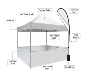 2025 NUEVO YX Custom Impermeable 10x10ft Tienda pop promocional plegable para <span class=keywords><strong>ferias</strong></span> y eventos <span class=keywords><strong>de</strong></span> interior/exterior - Product Image 5