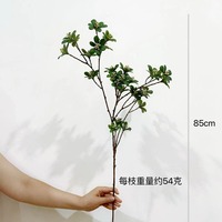 Daun Tanaman Artifisial Pittosporum, Batang Tunggal dengan Banyak Cabang, Cocok untuk Dekorasi Rumah, Ruang Tamu, dan Pernikahan