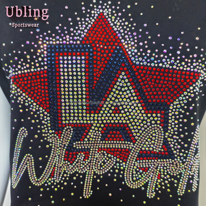 Miễn Phí Tùy Chỉnh Bling Cổ Vũ Rhinestone Chuyển Thiết Kế Tùy Chỉnh Tia Lửa Rhinestone Truyền Nhiệt Cho T Áo Sơ Mi - Product Image 3