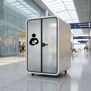 Cabine d'allaitement portable et mobile pour les voyages, les événements et les espaces publics - Product Image 1