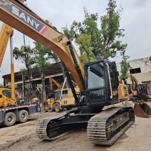 รถขุดขนาดเล็ก SANY 215C รุ่นปี 2022 น้ำหนัก 22 ตัน คุณภาพสูง ผลิตโดย Caterpillar มือสอง พร้อมเครื่องยนต์ ปั๊ม และมอเตอร์ - Product Image 2