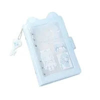 Carnet à feuilles mobiles A6 RosyPosy Pumpum Cat Ear, rose à pois transparent, style coréen mignon pour jeunes femmes, agenda