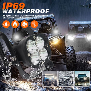 <span class=keywords><strong>Feux</strong></span> de brouillard auxiliaires <span class=keywords><strong>LED</strong></span> universels de 3,5 pouces pour voiture, réglage de l'angle, rotation vers le haut <span class=keywords><strong>et</strong></span> vers le bas, pour SUV, tout-terrain, VTT, UTV - Product Image 4