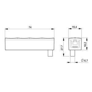 Modulo auto-oscurante Beghelli 16x7x4.5 cm per il controllo dell'illuminazione - Product Image 2