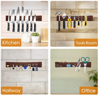 Bandes de couteaux magnétiques, porte-couteaux magnétique pour mur, bandes magnétiques pour couteaux, porte-couteaux pour organisateur d'ustensiles de cuisine