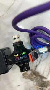 In lega di zinco Silicone 240W quattro-in-uno cavo dati ricarica rapida 1M 1.5M 2M cavo USB per iPhone per <span class=keywords><strong>Samsung</strong></span> stampante <span class=keywords><strong>Computer</strong></span> - Product Image 4