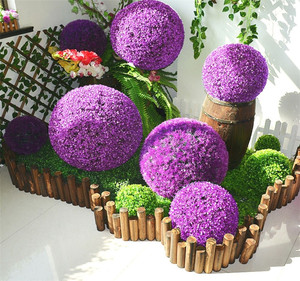 decoración del hogar árbol topiario bola/colgante cubierta <span class=keywords><strong>de</strong></span> hierba jardín casa <span class=keywords><strong>de</strong></span> la fiesta decoración <span class=keywords><strong>de</strong></span> la <span class=keywords><strong>boda</strong></span> <span class=keywords><strong>de</strong></span> DIY arte - Product Image 3