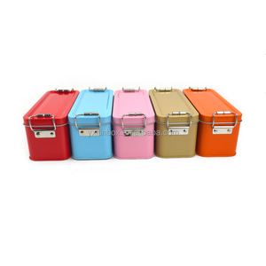 Bán buôn 150x60x65mm bạc Tiramisu kim loại hộp thiếc với khóa cấp thực phẩm bánh Biscuit bánh tráng miệng lưu trữ - Product Image 3